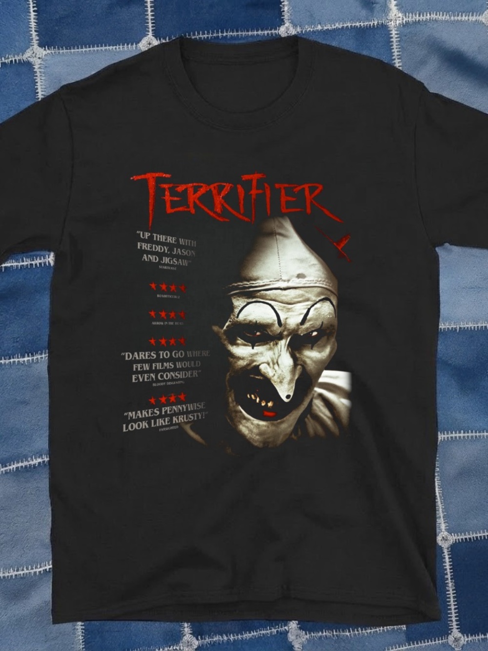 Terrifier Graphic Black Men’s T-Shirt
